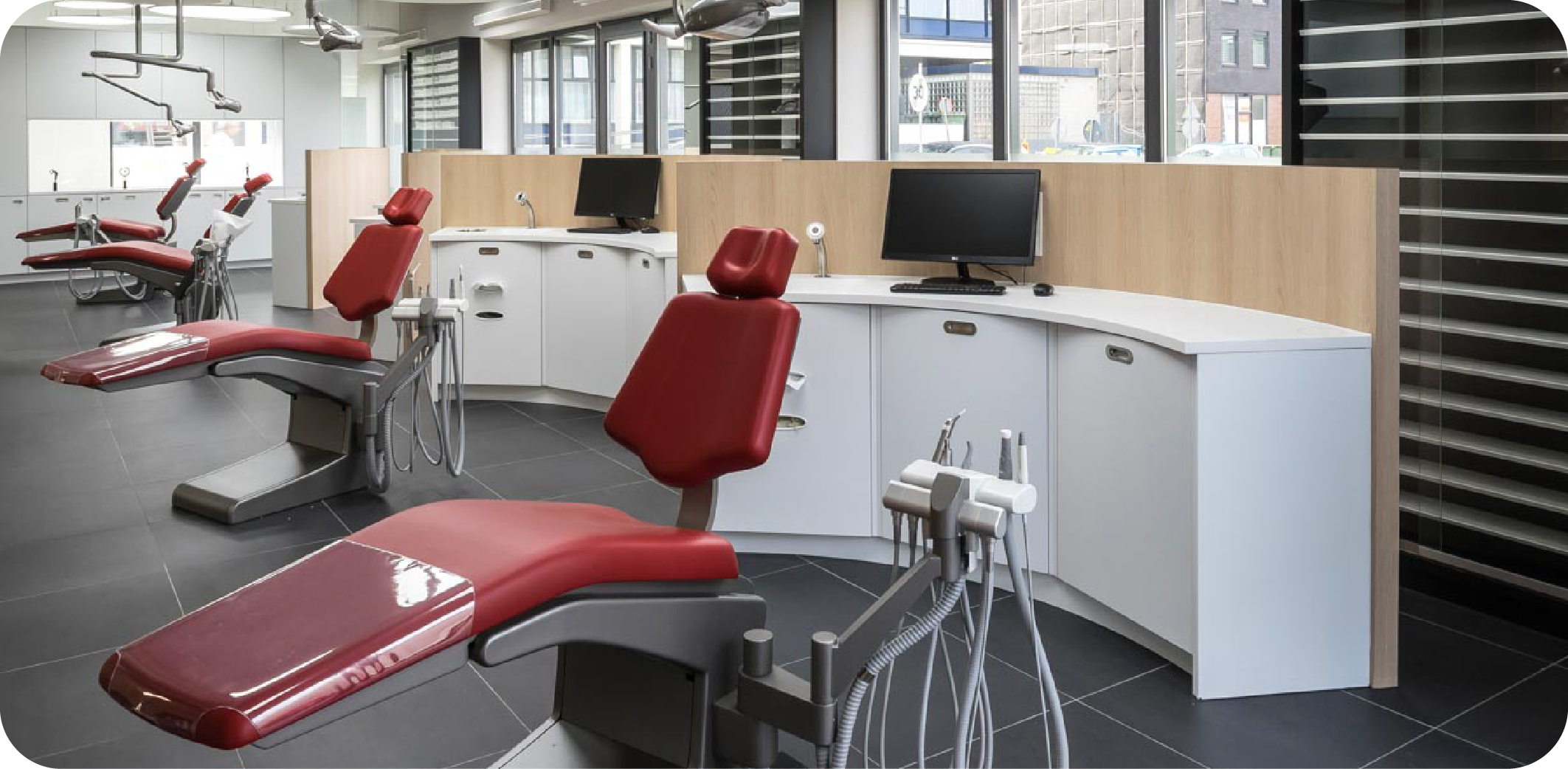 Ortho Laak Den Haag orthodontiepraktijk stoelen